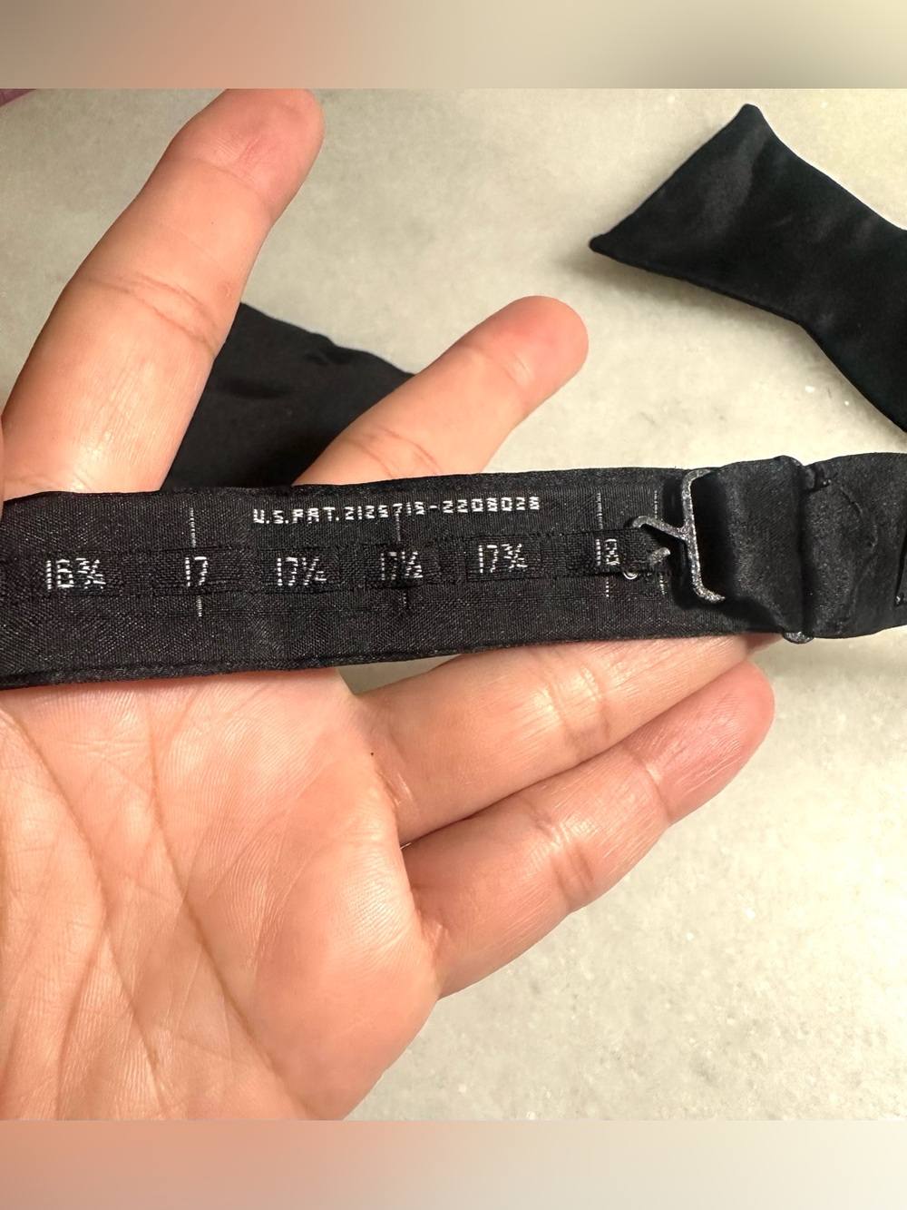 Brooks Brothers Adjustable Black All Silk Self-Tie Bow Tie - Made in USA - Picture 6 of 11